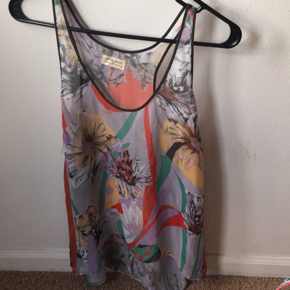 Semi-sheer Anthropologie tank top - Picture 2 of 4